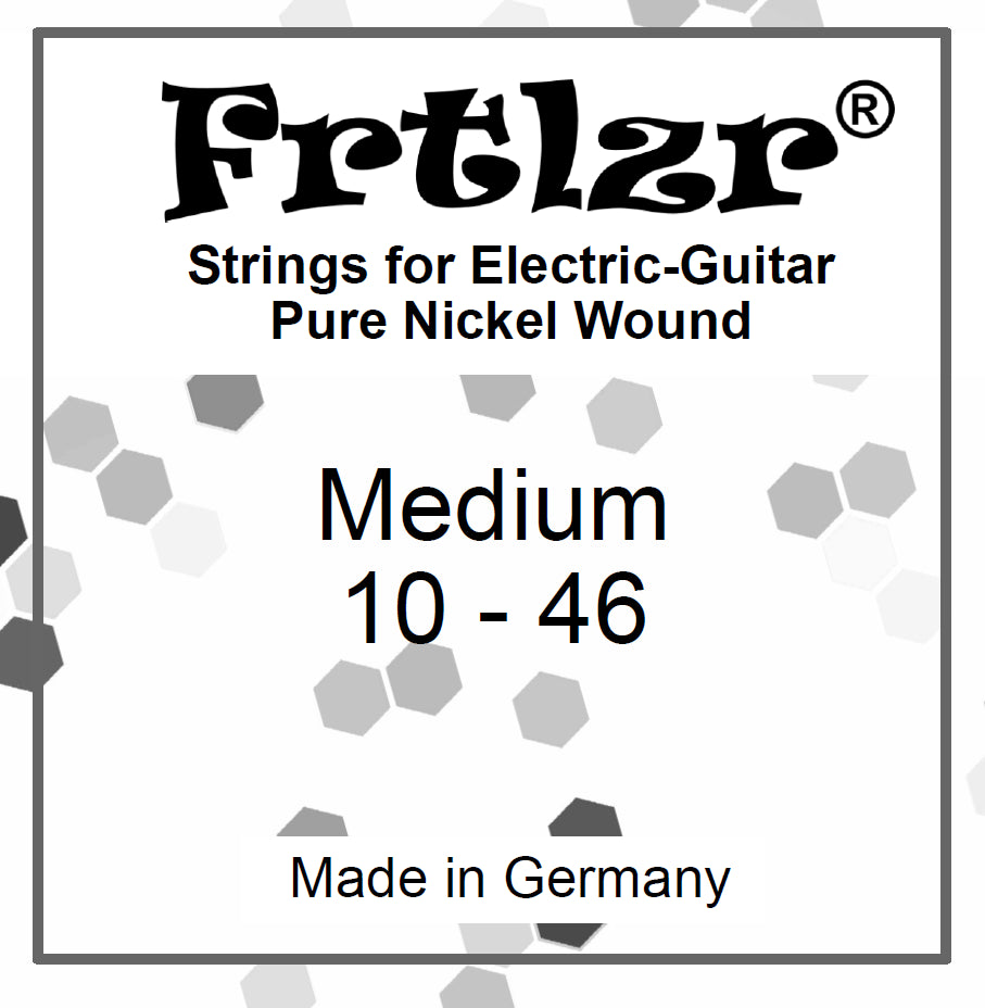FRTLZR® Strings Pure Nickel Wound - Made in Germany 10-46.