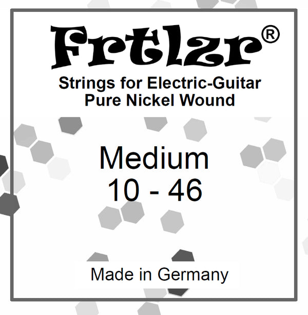 FRTLZR® Strings Pure Nickel Wound - Made in Germany 10-46