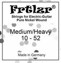 FRTLZR® Strings Pure Nickel Wound - Made in Germany 10-52.