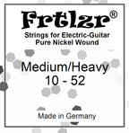 FRTLZR® Strings Pure Nickel Wound - Made in Germany 10-52.
