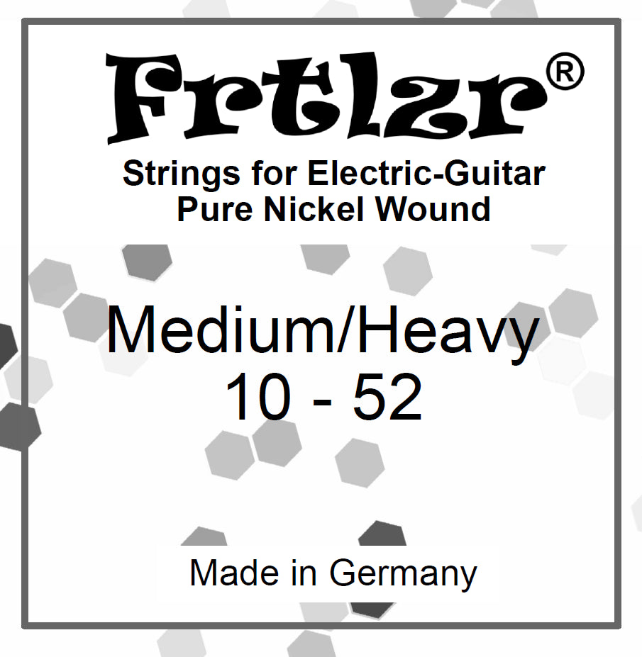 FRTLZR® Strings Pure Nickel Wound - Made in Germany 10-52.