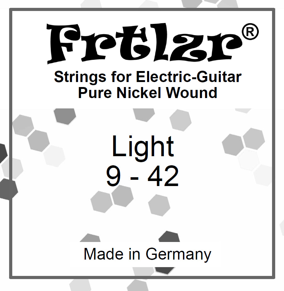 FRTLZR® Strings Pure Nickel Wound - Made in Germany 09-42.