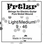 FRTLZR® Strings Pure Nickel Wound - Made in Germany 09-46.
