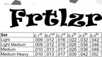 FRTLZR® Strings Pure Nickel Wound - Made in Germany 09-46.