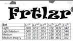 FRTLZR® Strings Pure Nickel Wound - Made in Germany 10-46.