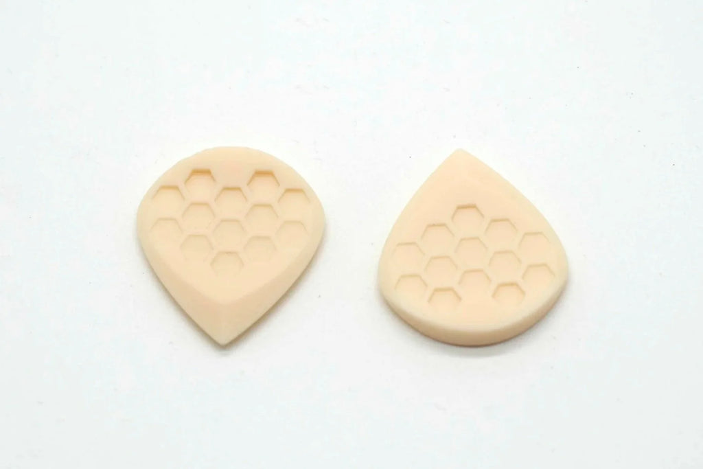 FRTLZR® HexTone Ivory Picks - 3 piece pack.