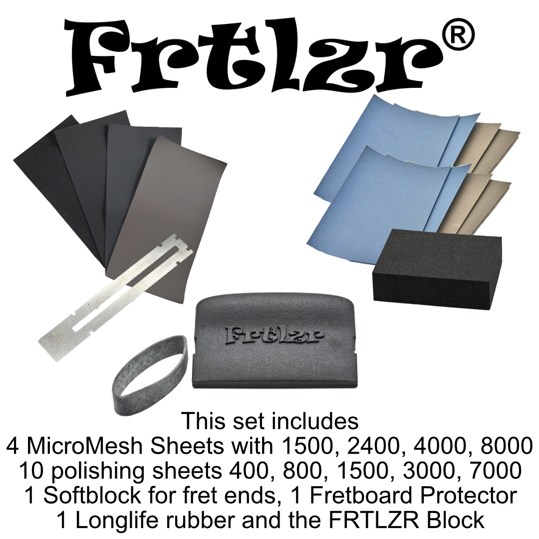 FRTLZR® Fret Polishing Kit PREMIUM BUNDLE.