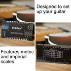 FRTLZR® Checkcard String Action Gauge for Guitar Setup.