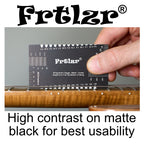 FRTLZR® Checkcard String Action Gauge for Guitar Setup.