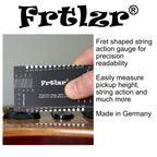 FRTLZR® Checkcard String Action Gauge for Guitar Setup.